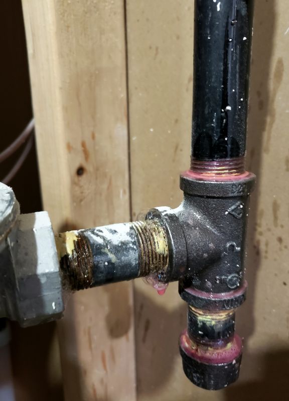 Completed Gas Line Work